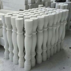 White Jade marble baluster railings